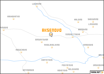 map of Aksënovo