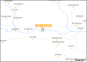 map of Aksënovo