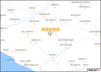 map of Akshinka