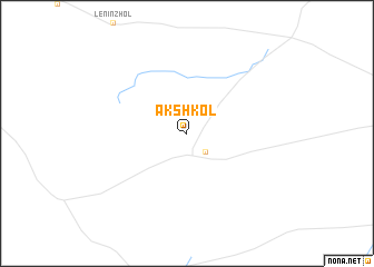 map of Akshkol