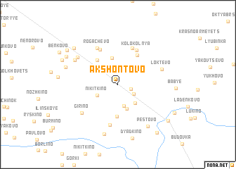 map of Akshontovo