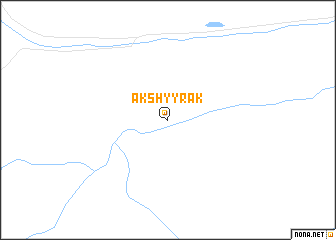 map of Ak-Shyyrak