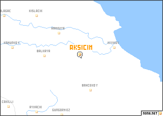 map of Aksicim