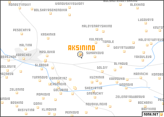 map of Aksin\