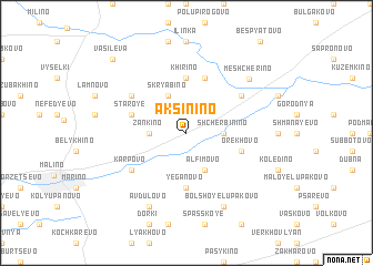 map of Aksin\