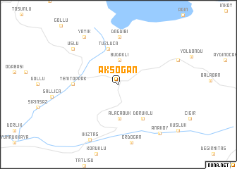 map of Aksoğan