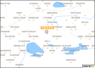 map of Aksovo