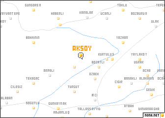 map of Aksoy