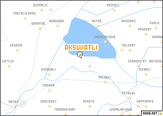 map of Aksuvatlı