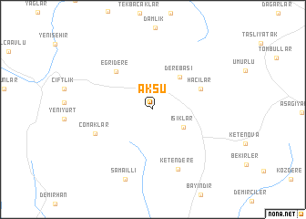 map of Aksu