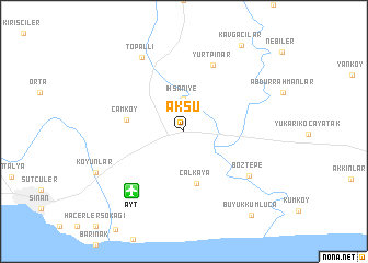 map of Aksu