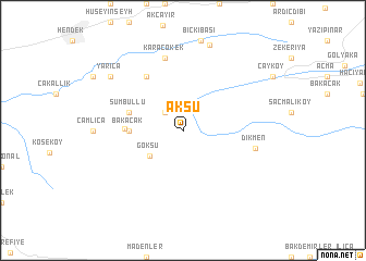 map of Aksu