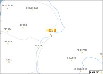 map of Aksu