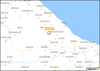 map of Aksu