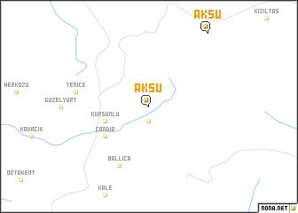 map of Aksu