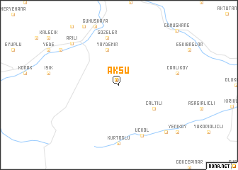 map of Aksu