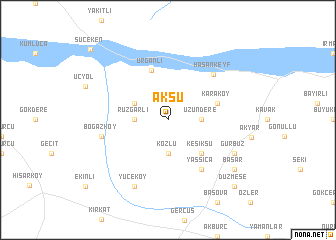 map of Aksu