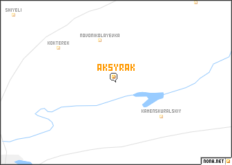 map of Aksyrak