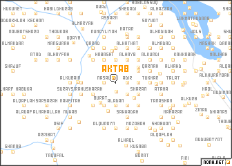 map of Aktab