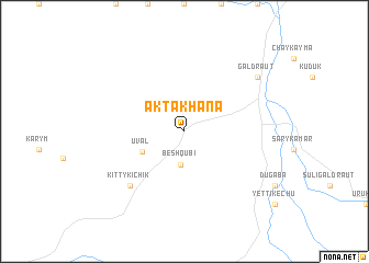 map of Akta-Khana