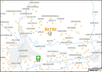 map of Ak-Tak