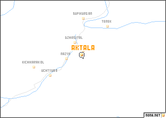 map of Aktala