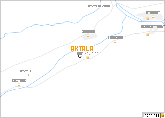 map of Aktala