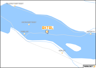 map of Aktal