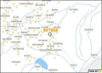 map of Aktāsa