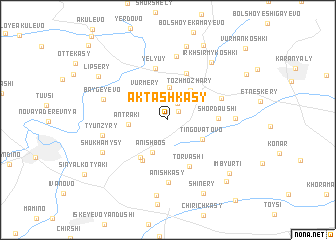map of Aktashkasy