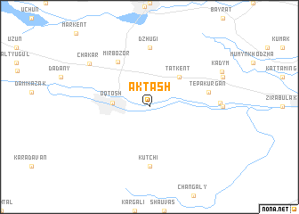 map of Aktash