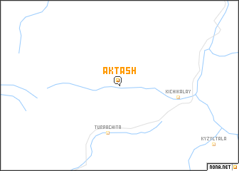 map of Aktash