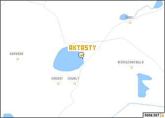 map of Aktasty