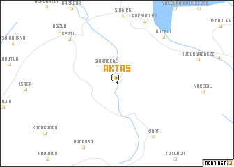 map of Aktaş