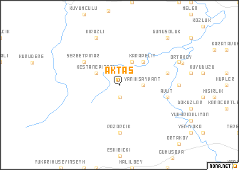 map of Aktaş