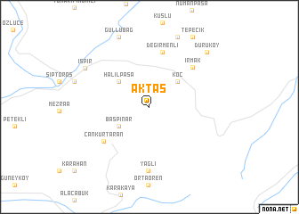 map of Aktaş