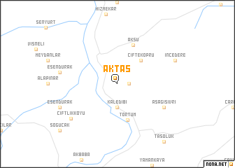 map of Aktaş