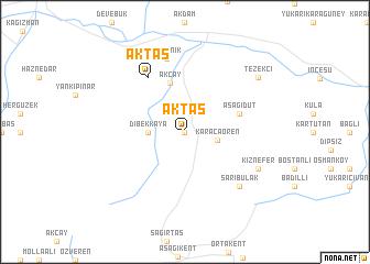 map of Aktaş