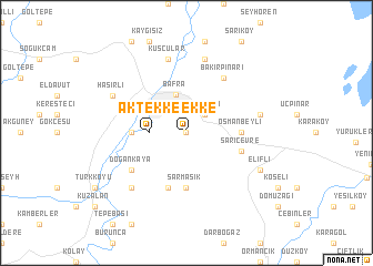 map of Aktekke