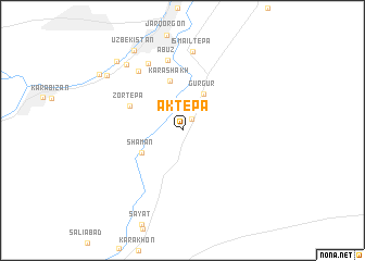 map of Aktepa