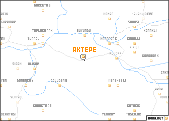 map of Aktepe