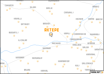 map of Aktepe