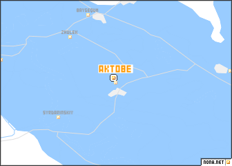 map of Aktobe