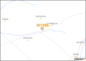 map of Aktobe