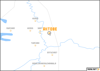 map of Aktobe