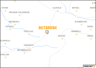 map of Aktoprak