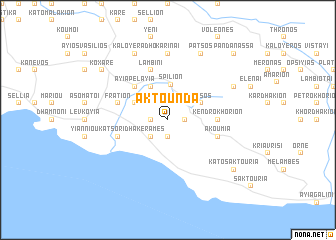 map of Aktoúnda