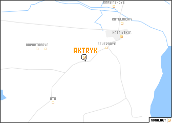 map of Aktryk