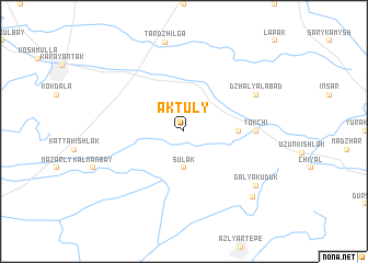 map of Ak-Tuly