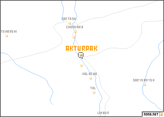 map of Ak-Turpak